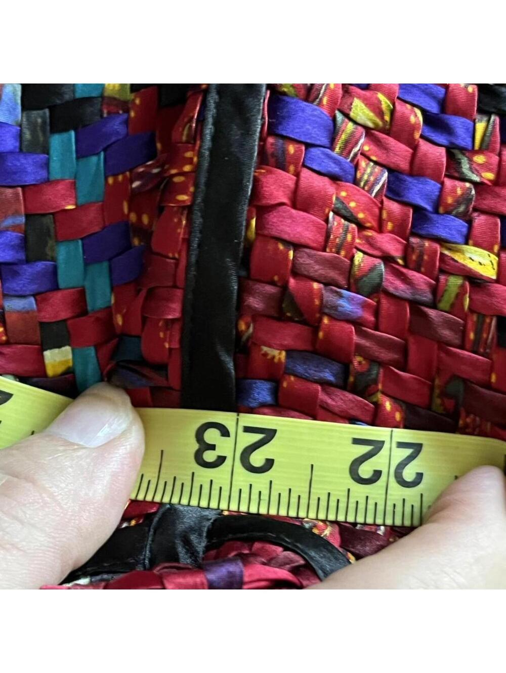 Chico’s Design Multicolor Silk Jacket | Artistic Woven Statement Blazer - Picture 6 of 6